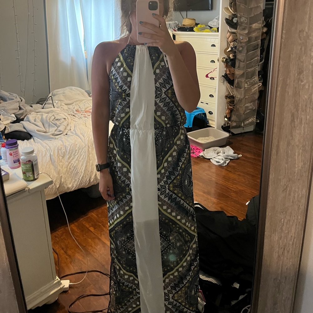 Maxi aztec dress!